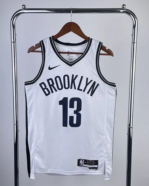 Camisola NBA Brooklyn Nets James Harden #13 Branca 2023