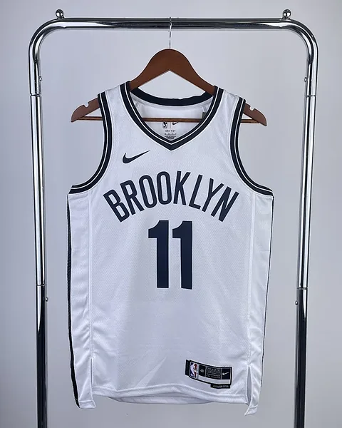 Camisola NBA Brooklyn Nets Kyrie Irving #11 Branca 2023