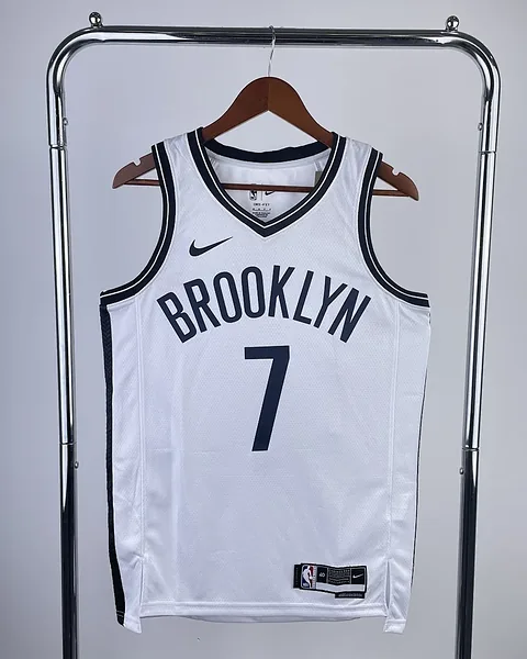 Camisola NBA Brooklyn Nets Kevin Durant #7 Branca 2023