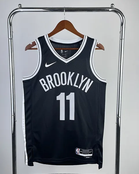 Camisola NBA Brooklyn Nets Kyrie Irving #11 Preta 2023