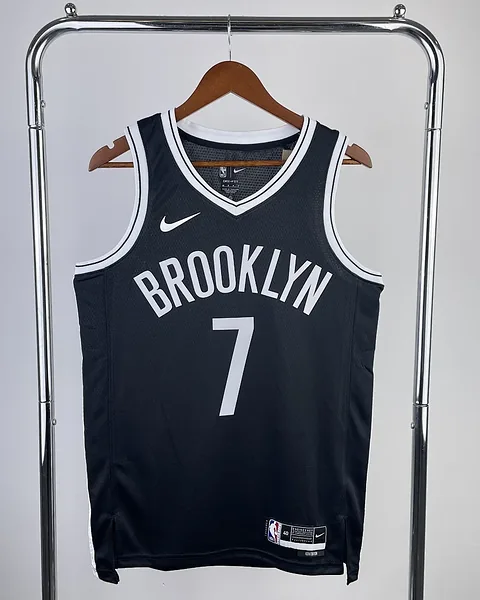 Camisola NBA Brooklyn Nets Kevin Durant #7 Preta 2023