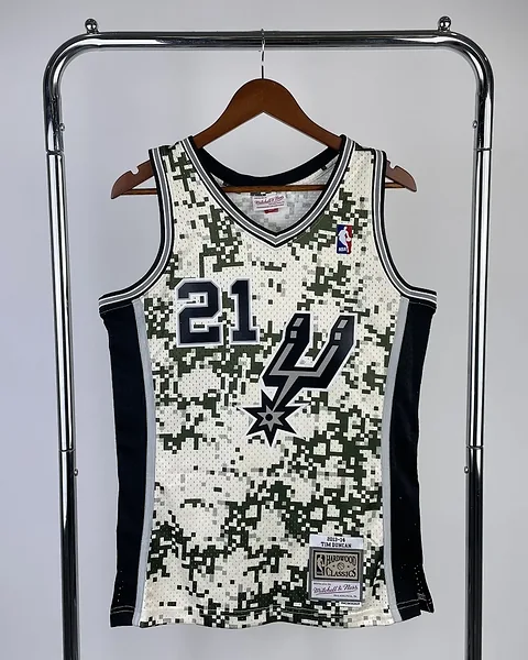 Camisola NBA San Antonio Spurs Tim Duncan #21 Retro Mitchell & Ness 13/14
