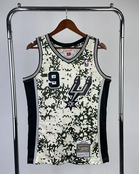 Camisola NBA San Antonio Spurs Tony Parker #9 Retro Mitchell & Ness 13/14