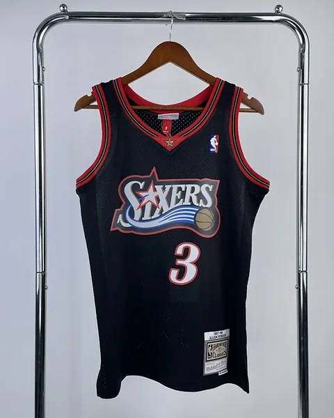 Camisola NBA Philadelphia 76ers Allen Iverson #3 Retro Mitchell & Ness 1997/98