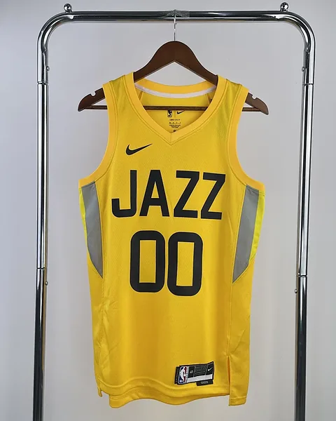 Camisola NBA Utah Jazz Jordan Clarkson #00 Amarela 2023