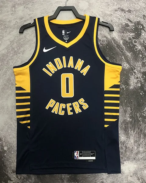 Camisola NBA Indiana Pacers Tyrese Haliburton #0 2023 · Modelo 2
