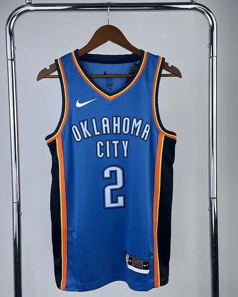 Camisola NBA Oklahoma City Thunder Shai Gilgeous-Alexander #2 Azul