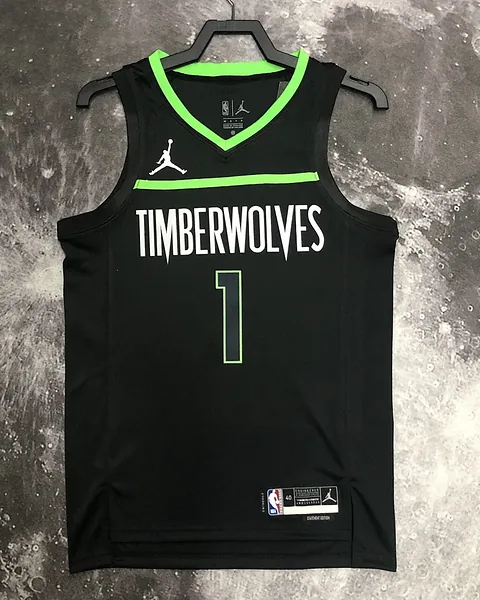 Camisola NBA Minnesota Timberwolves Anthony Edwards #1 Jordan 2023