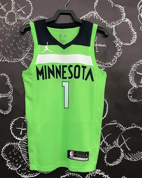 Camisola NBA Minnesota Timberwolves Anthony Edwards #1 Jordan
