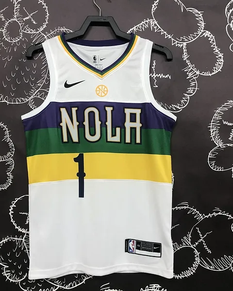 Camisola NBA New Orleans Pelicans Zion Williamson #1 Edição Especial 2018