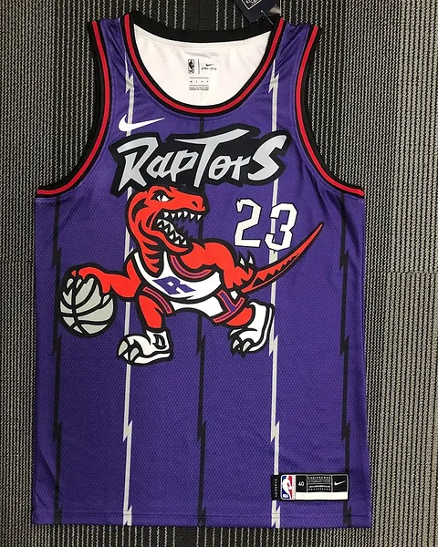 Camisola NBA Toronto Raptors Fred VanVleet #23 Retro Roxa