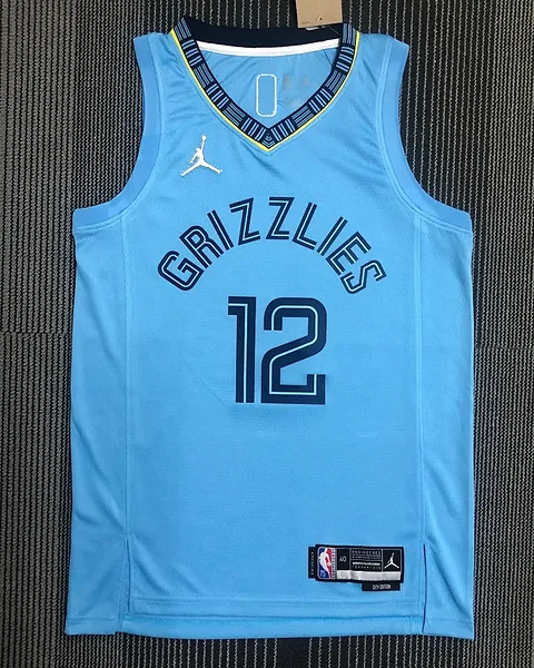 Camisola NBA Memphis Grizzlies Ja Morant #12 75.º Aniversário
