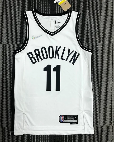 Camisola NBA Brooklyn Nets Kyrie Irving #11 75.º Aniversário Branca