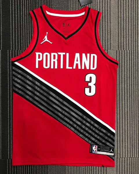 Camisola NBA Portland Trail Blazers CJ McCollum #3 Jordan