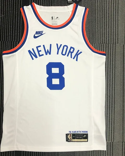 Camisola NBA New York Knicks Kemba Walker #8 Retro 75.º Aniversário