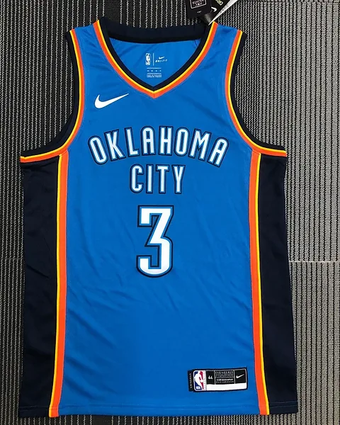 Camisola NBA Oklahoma City Thunder Chris Paul #3 Azul