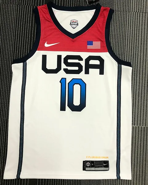 Camisola Retro Seleção dos Estados Unidos de Basquetebol 2021 Principal Jayson Tatum #10