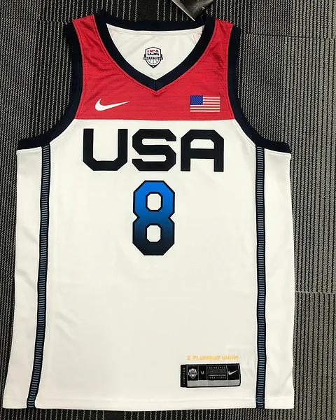 Camisola Retro Seleção dos Estados Unidos de Basquetebol 2021 Principal Khris Middleton #8