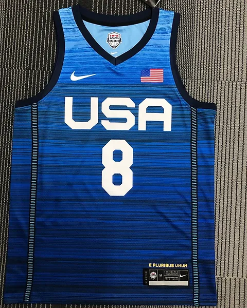 Camisola Retro Seleção dos Estados Unidos de Basquetebol 2021 Alternativa Khris Middleton #8