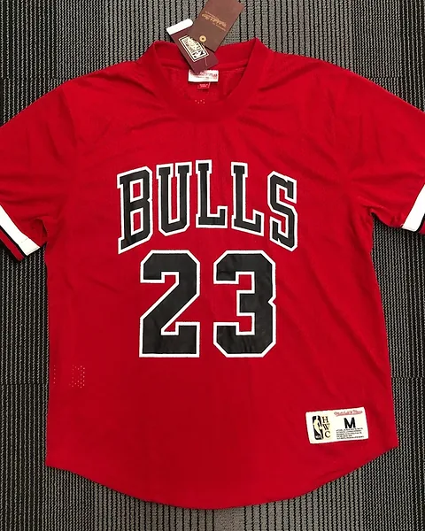 Camisola NBA Chicago Bulls Michael Jordan #23 Retro Mitchell & Ness