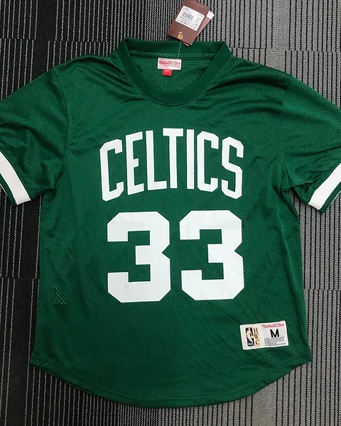 Camisola NBA Boston Celtics Larry Bird #33 Retro Mitchell & Ness