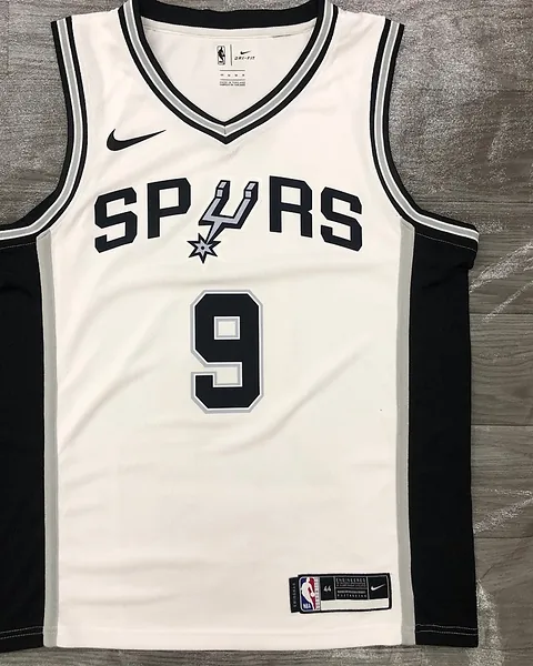 Camisola NBA San Antonio Spurs Tony Parker #9 Branca