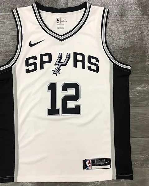 Camisola NBA San Antonio Spurs LaMarcus Aldridge #12 Branca
