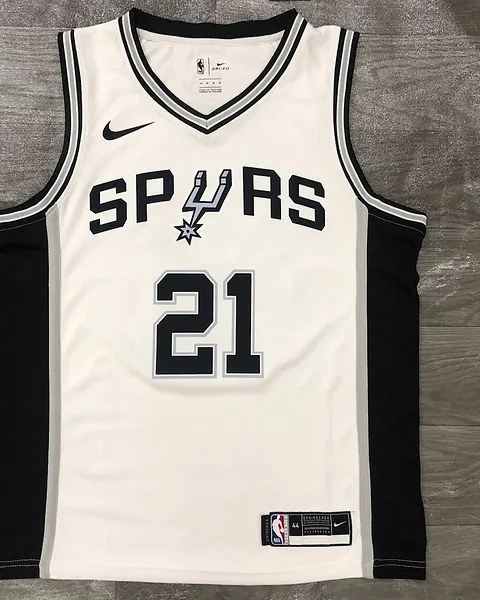 Camisola NBA San Antonio Spurs Tim Duncan #21 Branca