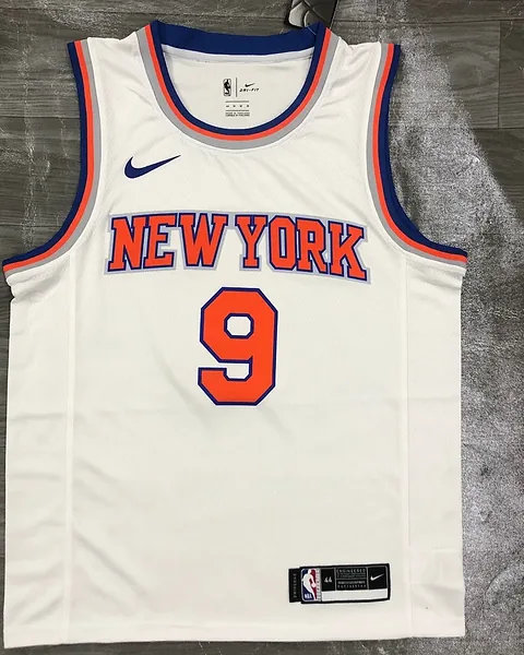 Camisola NBA New York Knicks RJ Barrett #9 Branca
