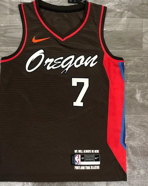 Camisola NBA Portland Trail Blazers Brandon Roy Edição Especial Castanha 2021