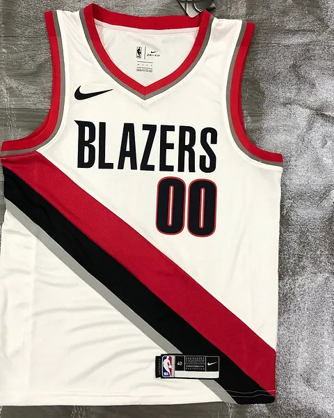 Camisola NBA Portland Trail Blazers Carmelo Anthony #00 Branca 2021