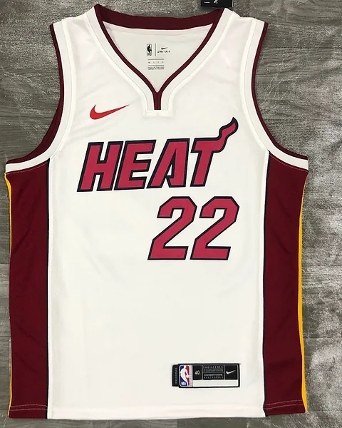 Camisola NBA Miami Heat Jimmy Butler #22 Branca