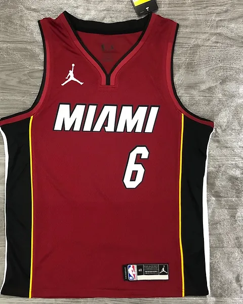 Camisola NBA Miami Heat LeBron James #6 Jordan 2021