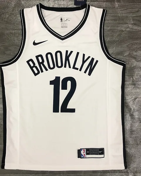 Camisola NBA Brooklyn Nets Joe Harris #12 Branca