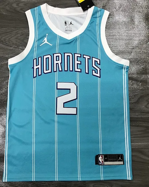 Camisola NBA Charlotte Hornets LaMelo Ball #2 Azul 2020