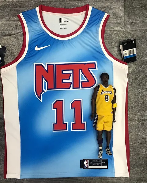Camisola NBA Brooklyn Nets Kyrie Irving #11 Retro Edição Especial Azul 2021
