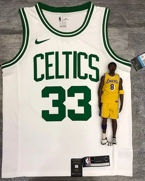 Camisola NBA Boston Celtics Larry Bird #33 Retro Branca
