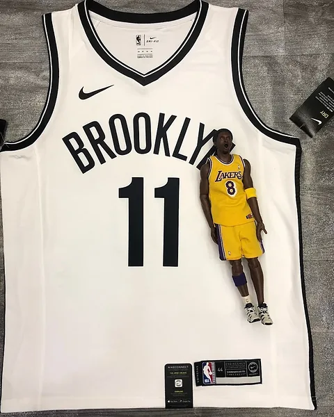 Camisola NBA Brooklyn Nets Kyrie Irving #11 Branca