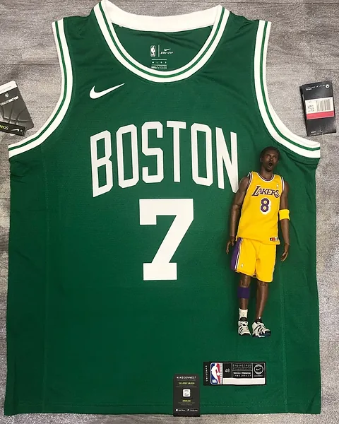 Camisola NBA Boston Celtics Jaylen Brown #7 Retro Verde