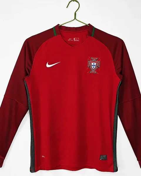 Camisola Retro Portugal 2016 Principal Manga Comprida