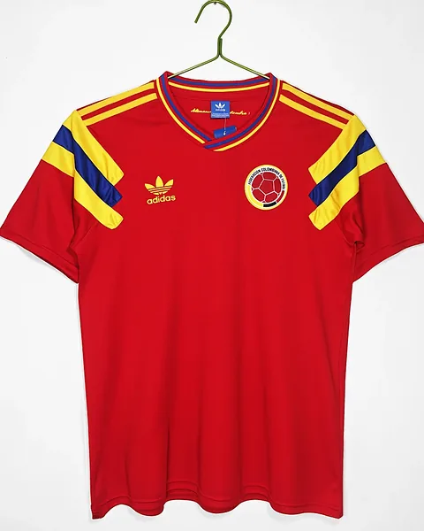 Camisola Retro Colômbia 1990 Alternativa