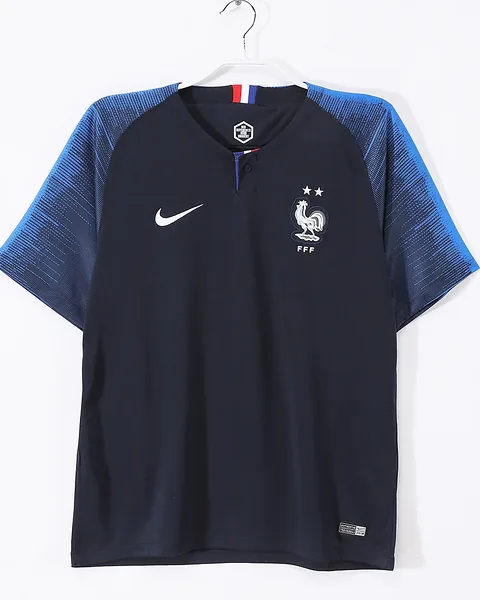 Camisola Retro França 2018 Principal Mundial