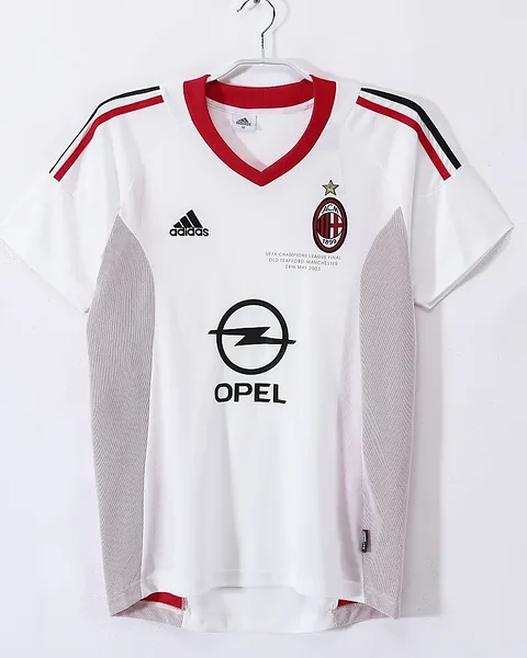 Camisola Retro AC Milan 2002/03 Alternativa