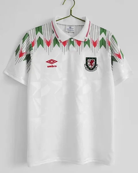 Camisola Retro País de Gales 1990/92 Alternativa