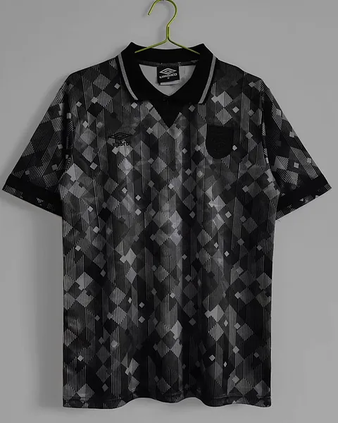 Camisola Retro Inglaterra 1990 Preta