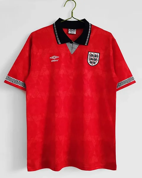 Camisola Retro Inglaterra 1990 Alternativa