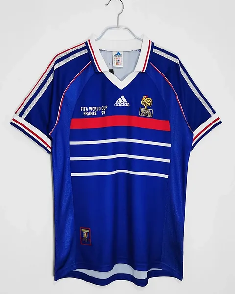 Camisola Retro França 1998 Principal Mundial