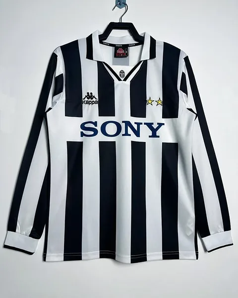 Camisola Retro Juventus 1995/97 Principal Manga Comprida