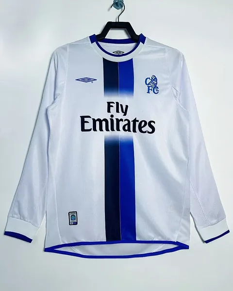 Camisola Retro Chelsea 2003/05 Alternativa Manga Comprida