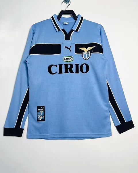 Camisola Retro Lázio 1998/99 Principal Manga Comprida